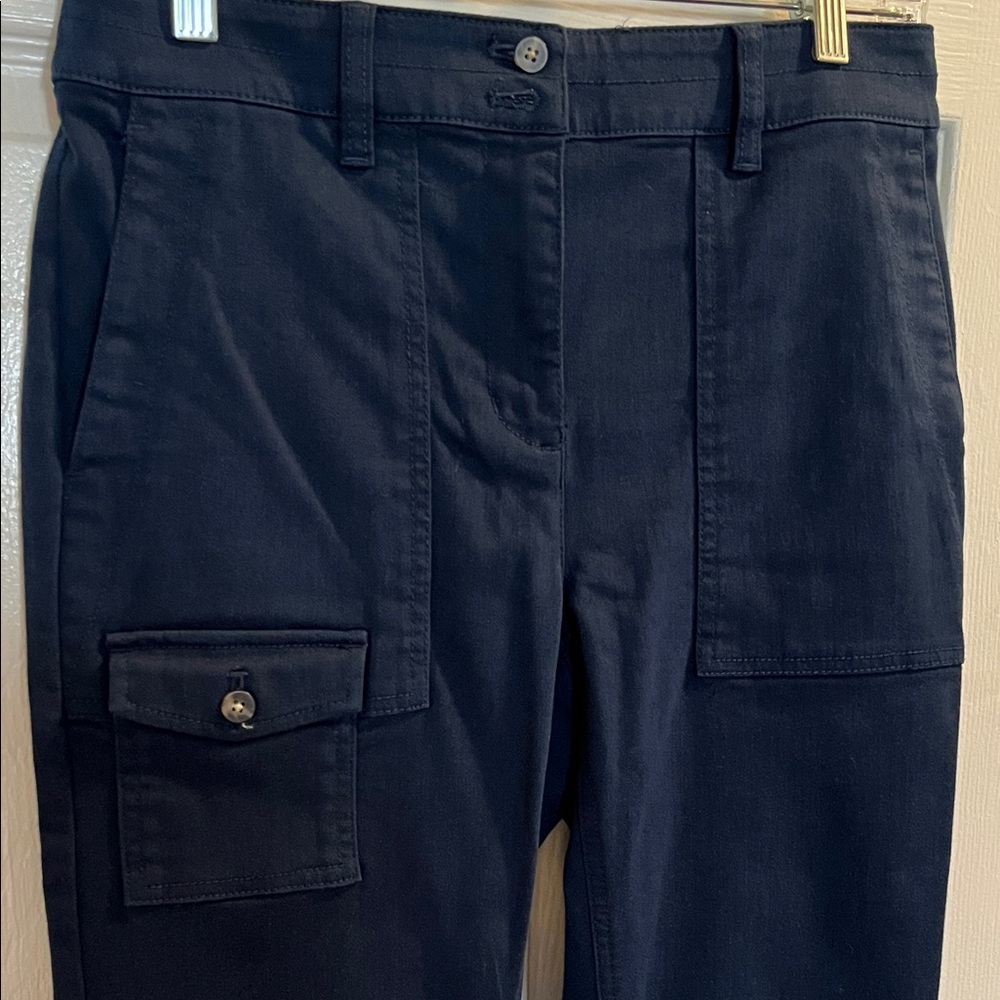 J. Jill Navy Straight Leg Pants